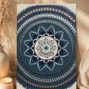 Kék Nyugalom – Pontozott mandala
