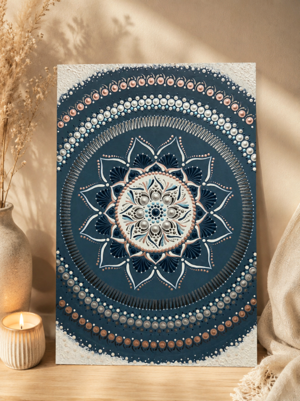 Kék Nyugalom – Pontozott mandala