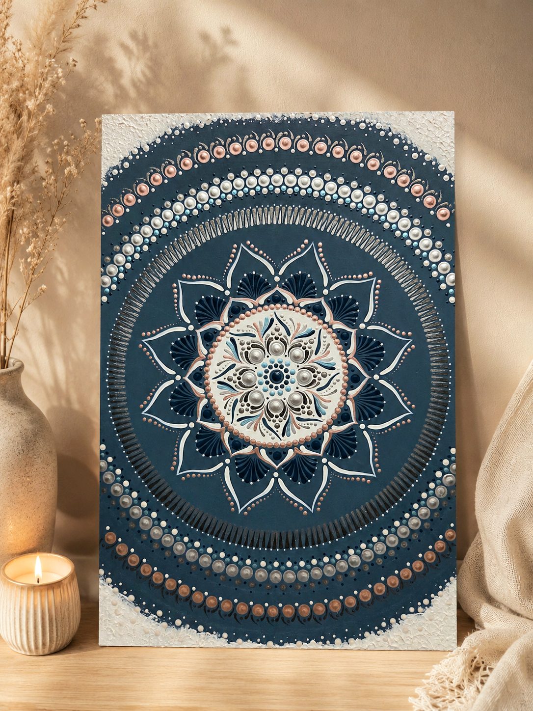 Kék Nyugalom – Pontozott mandala