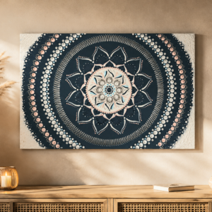 Kék Nyugalom – Pontozott mandala