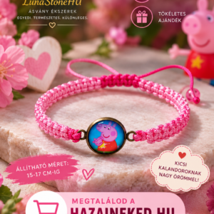 💕 Peppa malacos vidám karkötő 💕