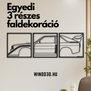 3 részes faldekoráció – a te autódról mintázva!