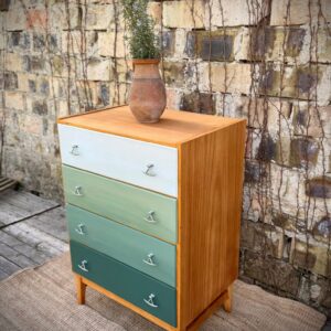 Egyedi, felújított retro komód / Mid-Century Modern fiókos szekrény
