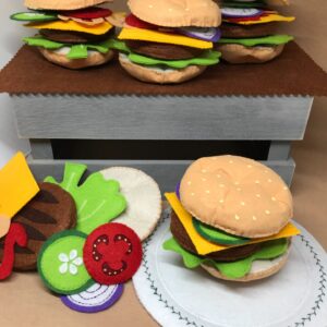 Hamburger készítő szett