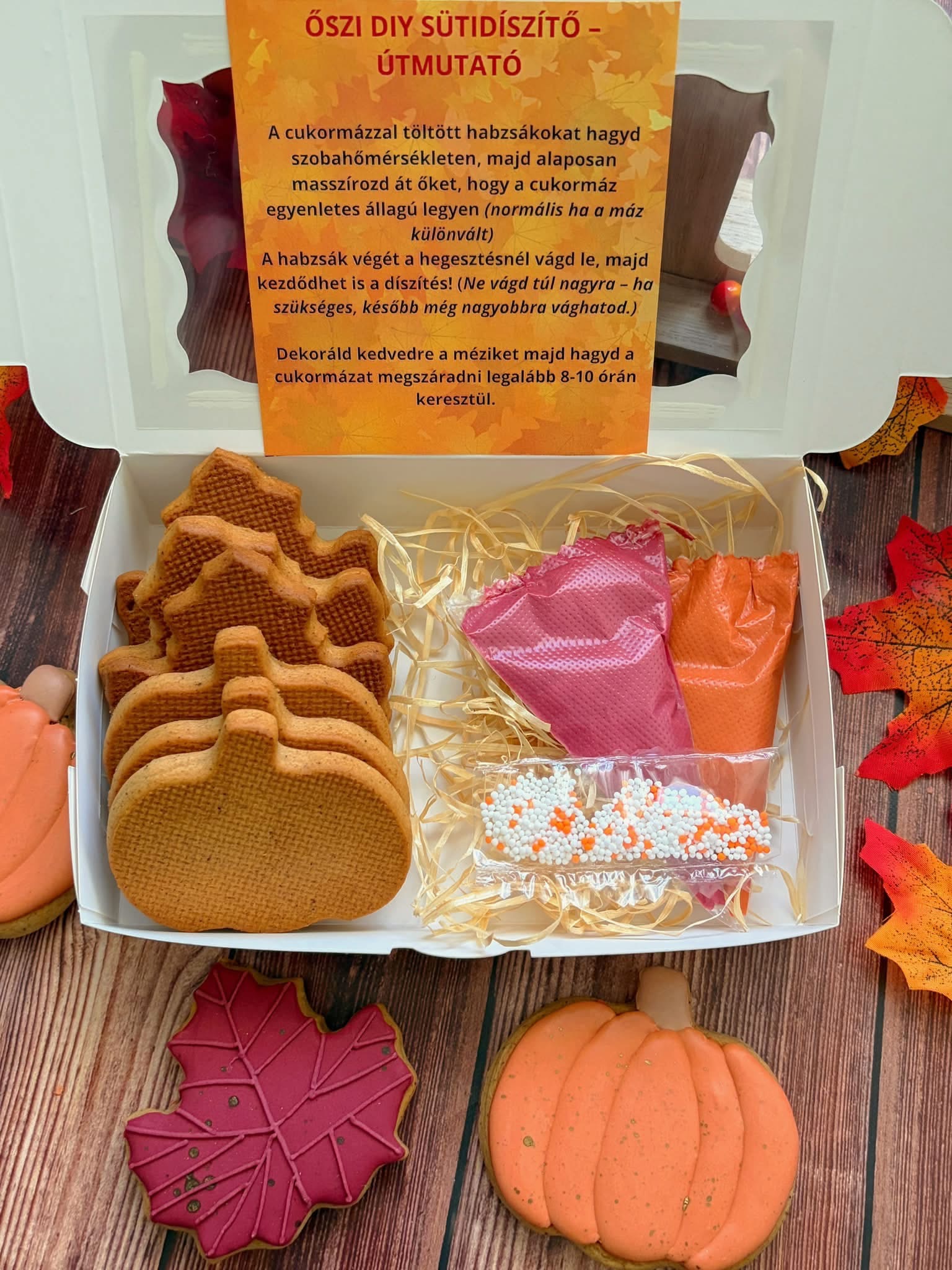 DIY őszi mézeskalács szett