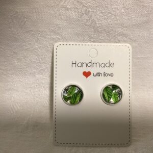 💚 Friss zöld árnyalatok: Kézműves trópusi fülbevaló