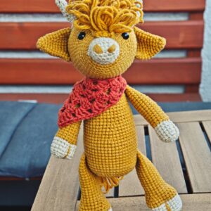 Mimu, a skót-felföldi boci (horgolt)