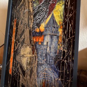 A Vár Őrzője – üvegfestmény