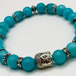 Amazonit ásvány karkötő