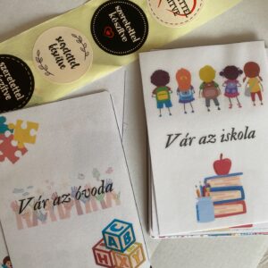 Vár az óvoda/iskola verses kártyacsomag