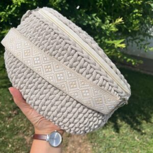 Horgolt crossbody táska