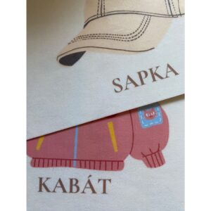 Ruhadarabok tanulókártya csomag