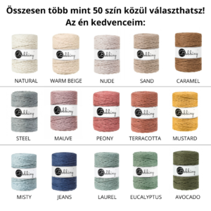 Óriás makramé mandala falidísz, 80 cm átmérőjű egyedi fali dekoráció