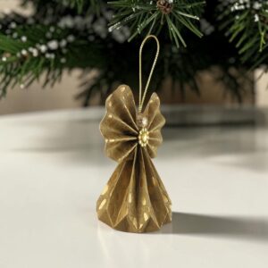 Óarany színű papírangyalka PANAR0089