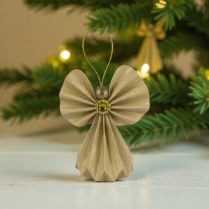 Beige papírangyalka PANAR0104