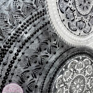 Mandala – jin jang – 50 cm