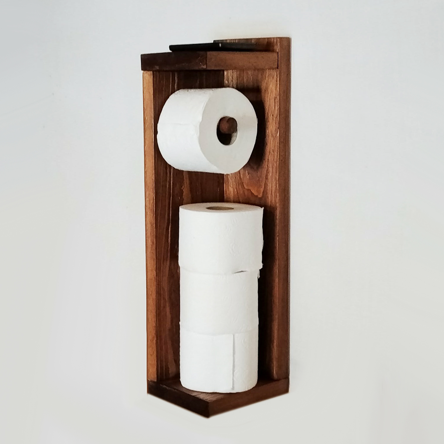 Rusztikus WC papír tartó