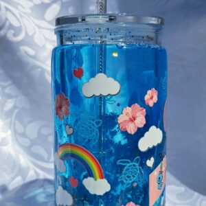 Stitches felhős hógömb pohár-500ml