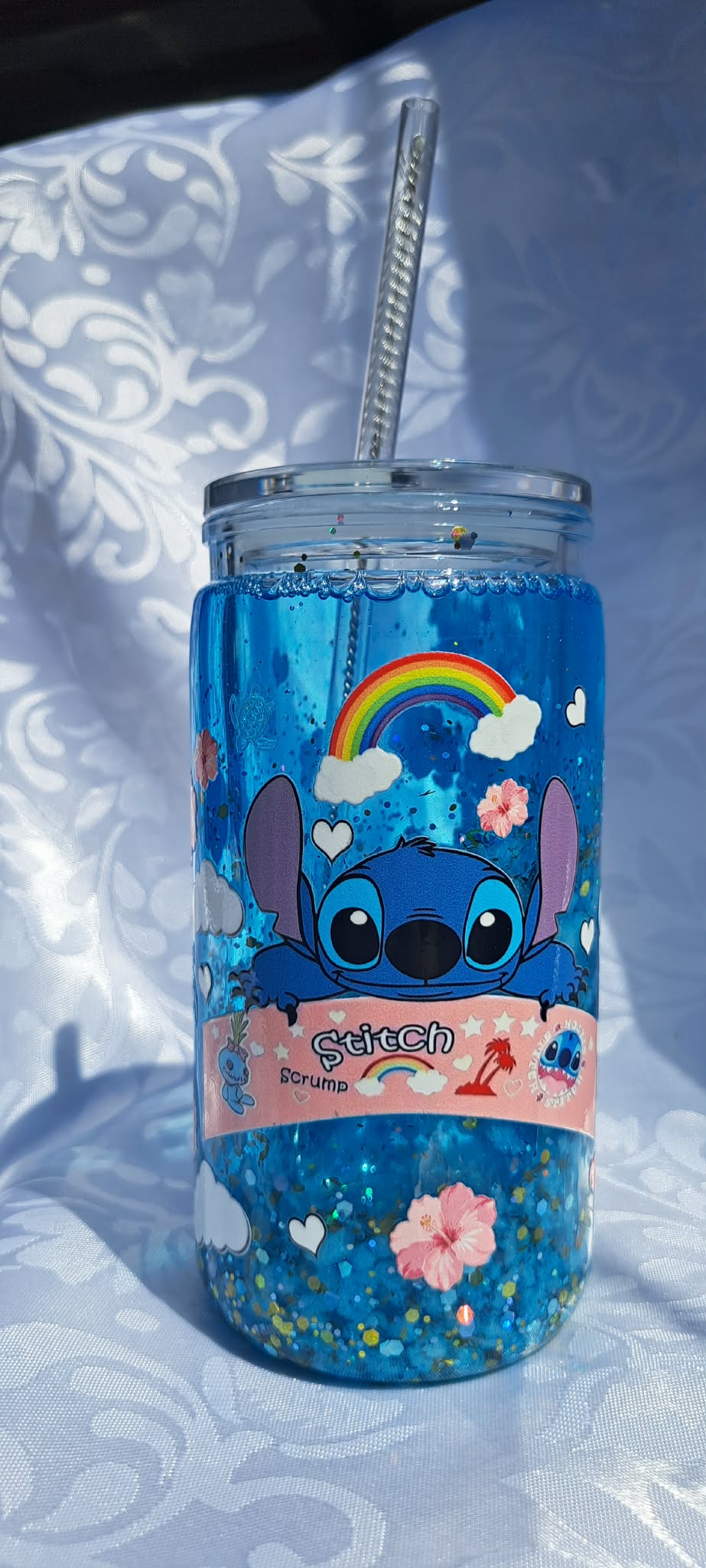 Stitches felhős hógömb pohár-500ml