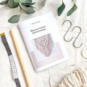 DIY Makramé Falidísz csináld magad csomag – kreatív ajándék, 4 színben