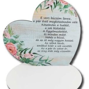 Talpas szív – búcsúajándék óvodai és bölcsődei ballagásra