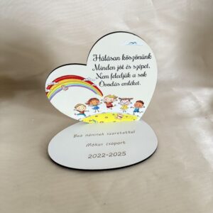 Talpas szív – búcsúajándék óvodai és bölcsődei ballagásra