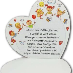 Talpas szív – búcsúajándék óvodai és bölcsődei ballagásra