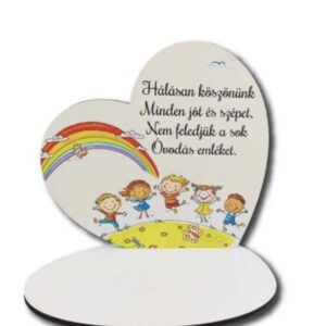 Talpas szív – búcsúajándék óvodai és bölcsődei ballagásra