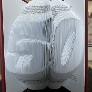 50 – Egyedi könyvszobor minta PDF leírással – digitális termék könyvhajtogatáshoz