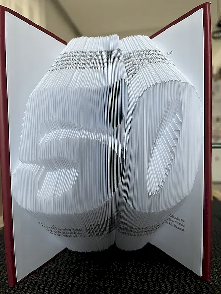 50 – Egyedi könyvszobor minta PDF leírással – digitális termék könyvhajtogatáshoz
