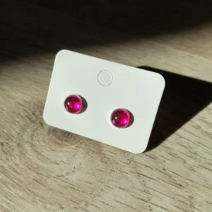 Mini 8 mm-es egyszínű pontfülbevaló kollekció