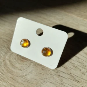 Mini 8 mm-es egyszínű pontfülbevaló kollekció