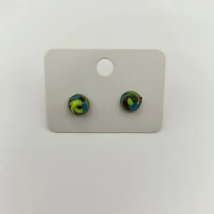 Planéta Mini 8 mm-es üveggolyó hatású pontfülbevaló kollekció