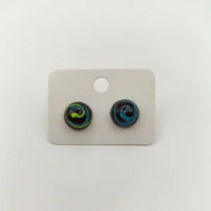 Planéta Maxi 12 mm-es üveggolyó hatású pontfülbevaló kollekció