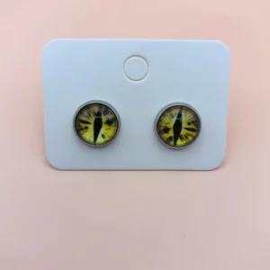 Misztik Macskaszem 10 mm-es pontfülbevaló kollekció