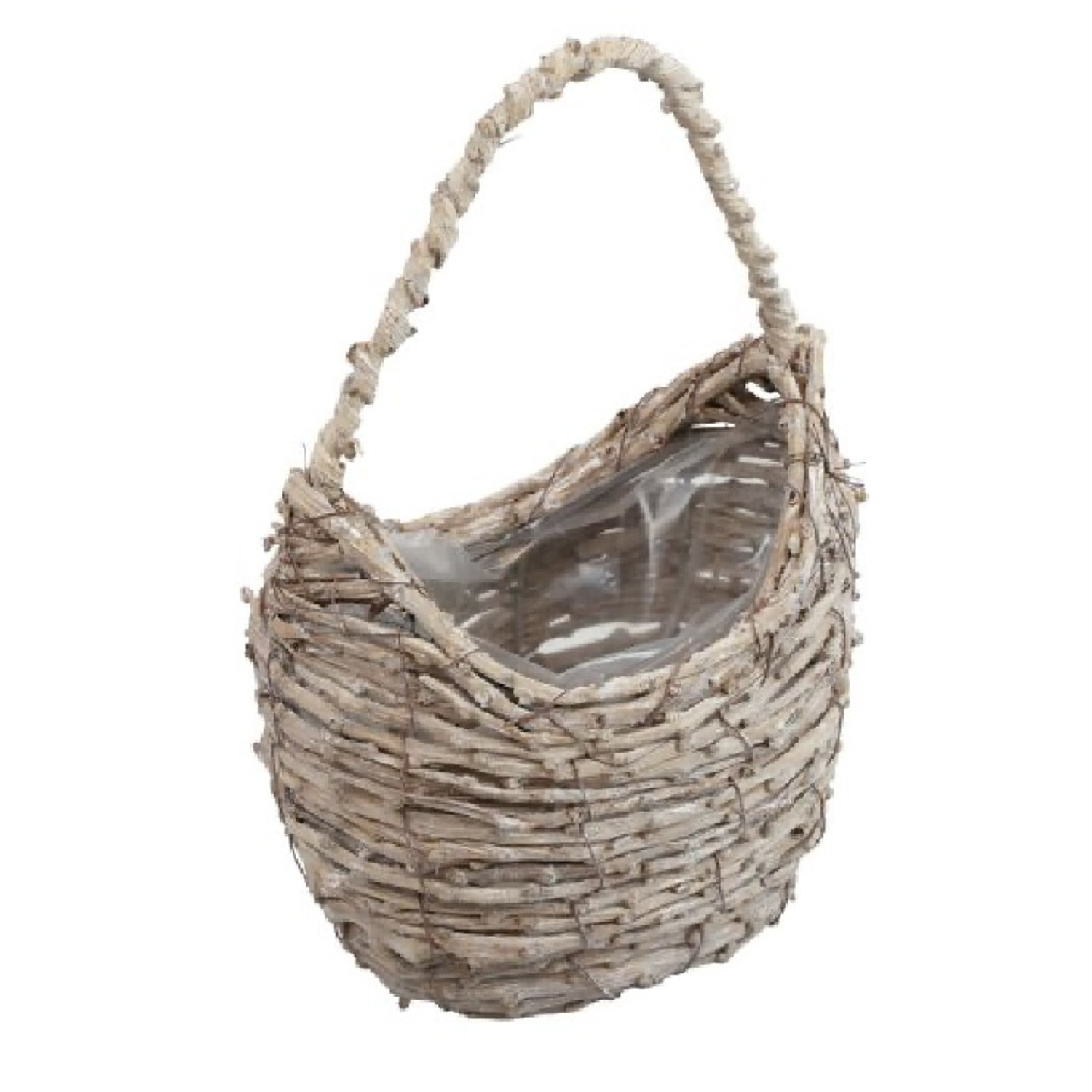 Rattan virágkosár