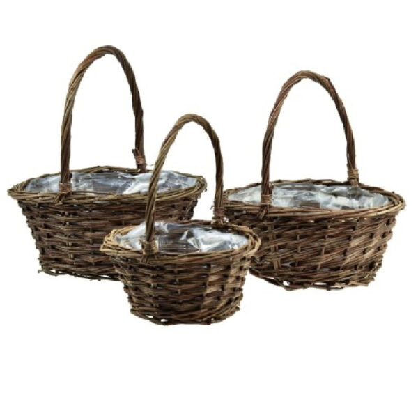 Nagy rattan kosár