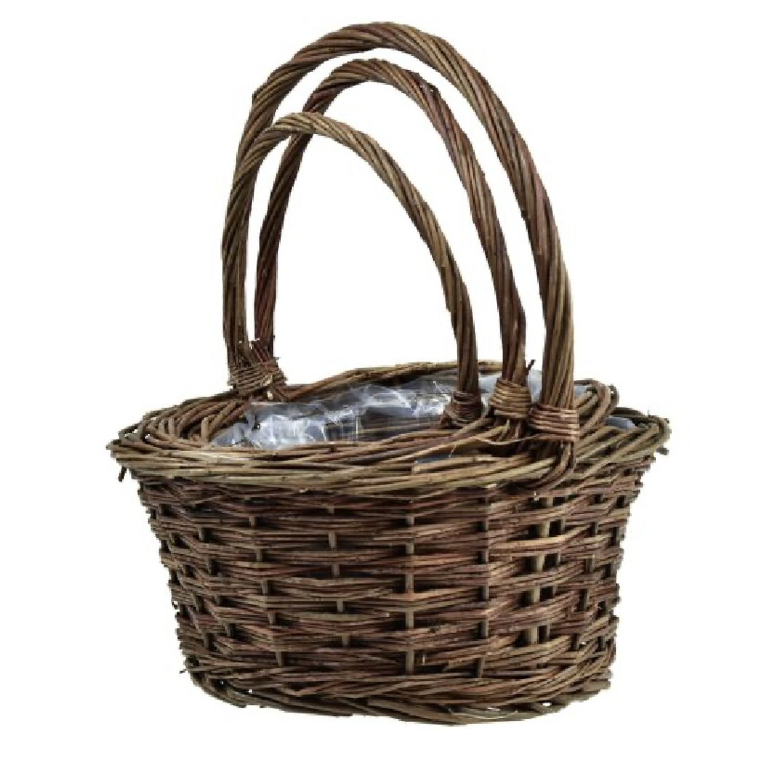 Közepes rattan kosár