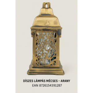 Díszes Lámpás Mécses – Arany