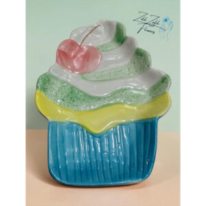 Cupcake formájú dekorációs tál