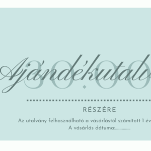 Ajándékutalvány – 30.000,- forint
