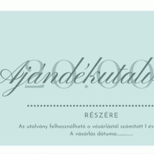 Ajándékutalvány – 20.000,- forint