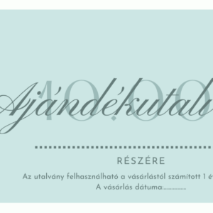 Ajándékutalvány – 10.000,- forint