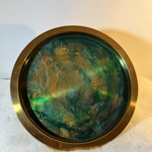 Arany epoxy tálca
