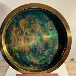 Arany epoxy tálca
