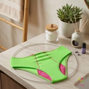 Új generációs „Electric lime” menstruációs bugyi, erős vérzéshez vagy éjszakára