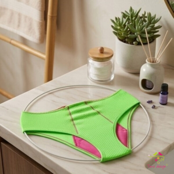 Új generációs „Electric lime” menstruációs bugyi, erős vérzéshez vagy éjszakára
