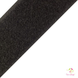 Velcro fekete 50 mm széles tépőzár, bolyhos