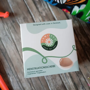 Sötétkék-narancs megkötős, állítható brazil fazonú menstruációs fürdőbugyi