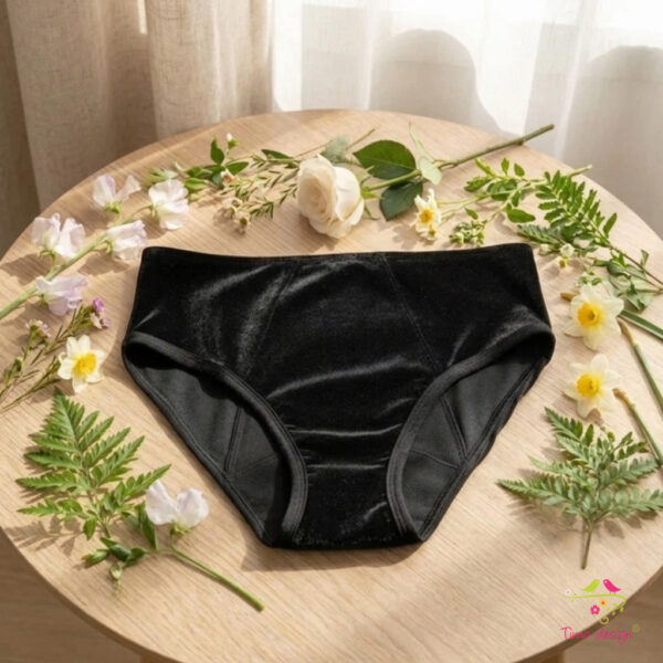 „Black velvet” – új generációs fekete menstruációs bugyi, erős vérzéshez vagy éjszakára